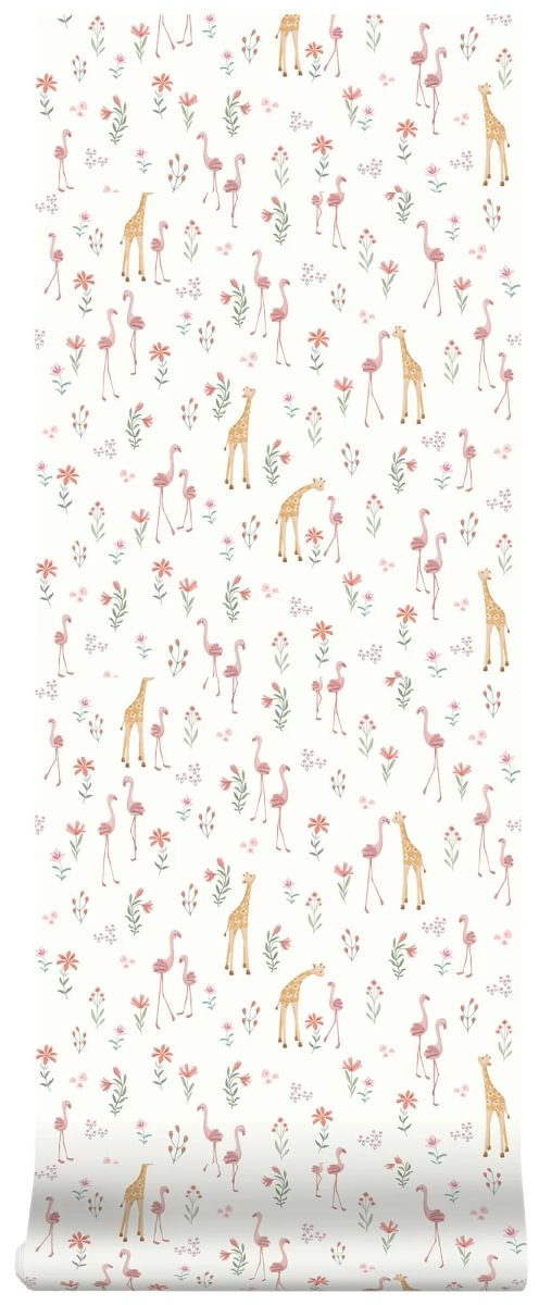 Behangstaal - Blooming Safari - A5