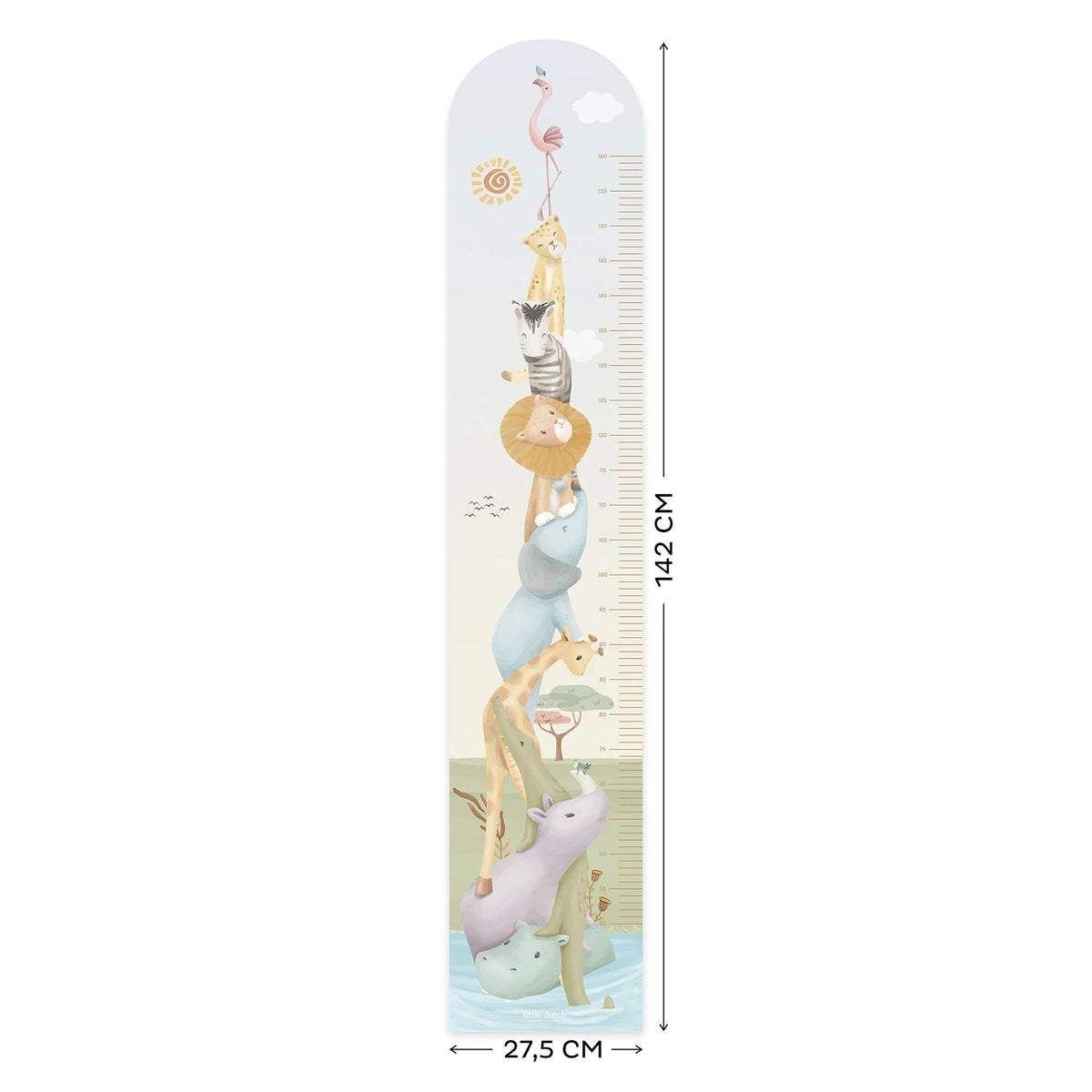 Groeimeter - Safari dieren