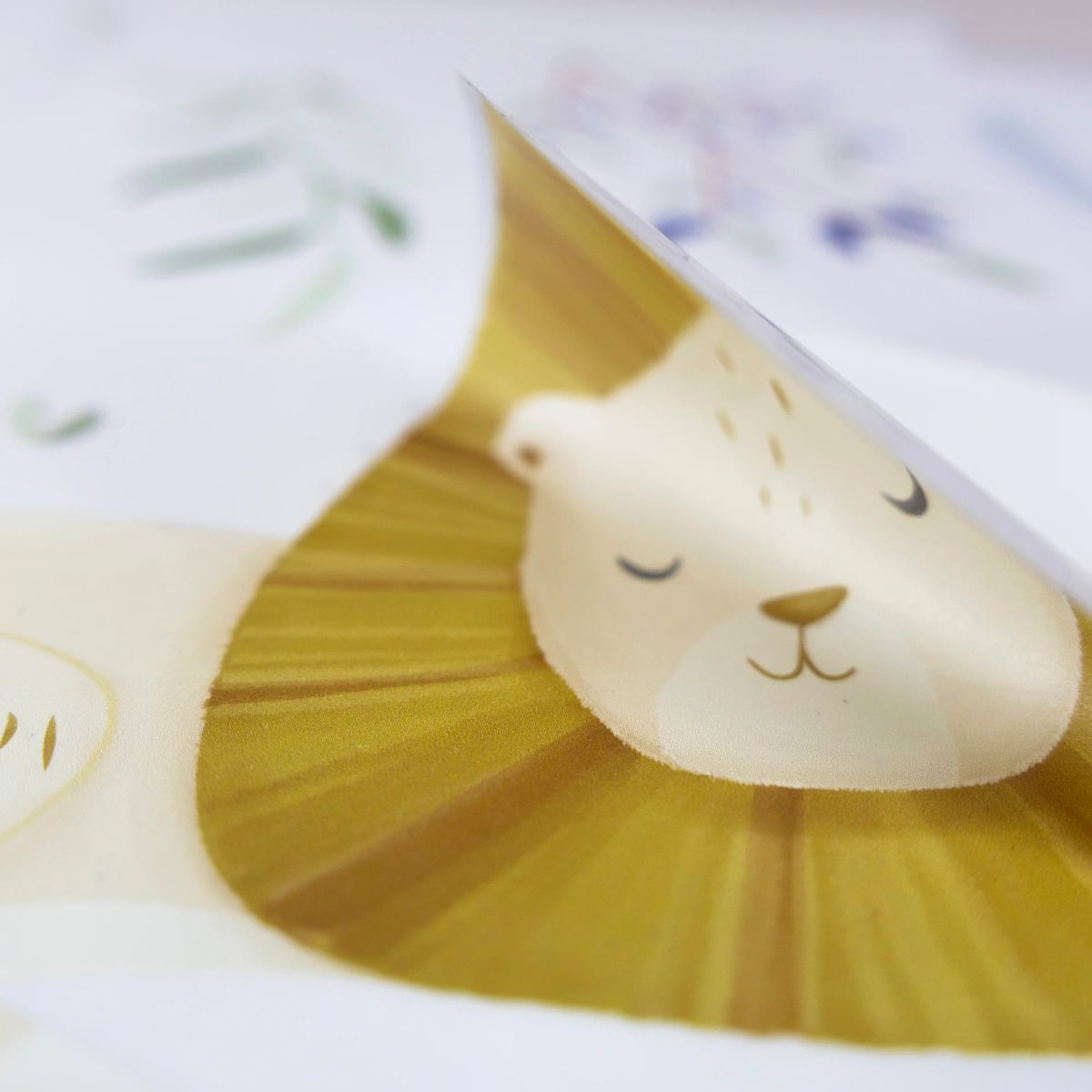 Muursticker set - Safari Leo - A3