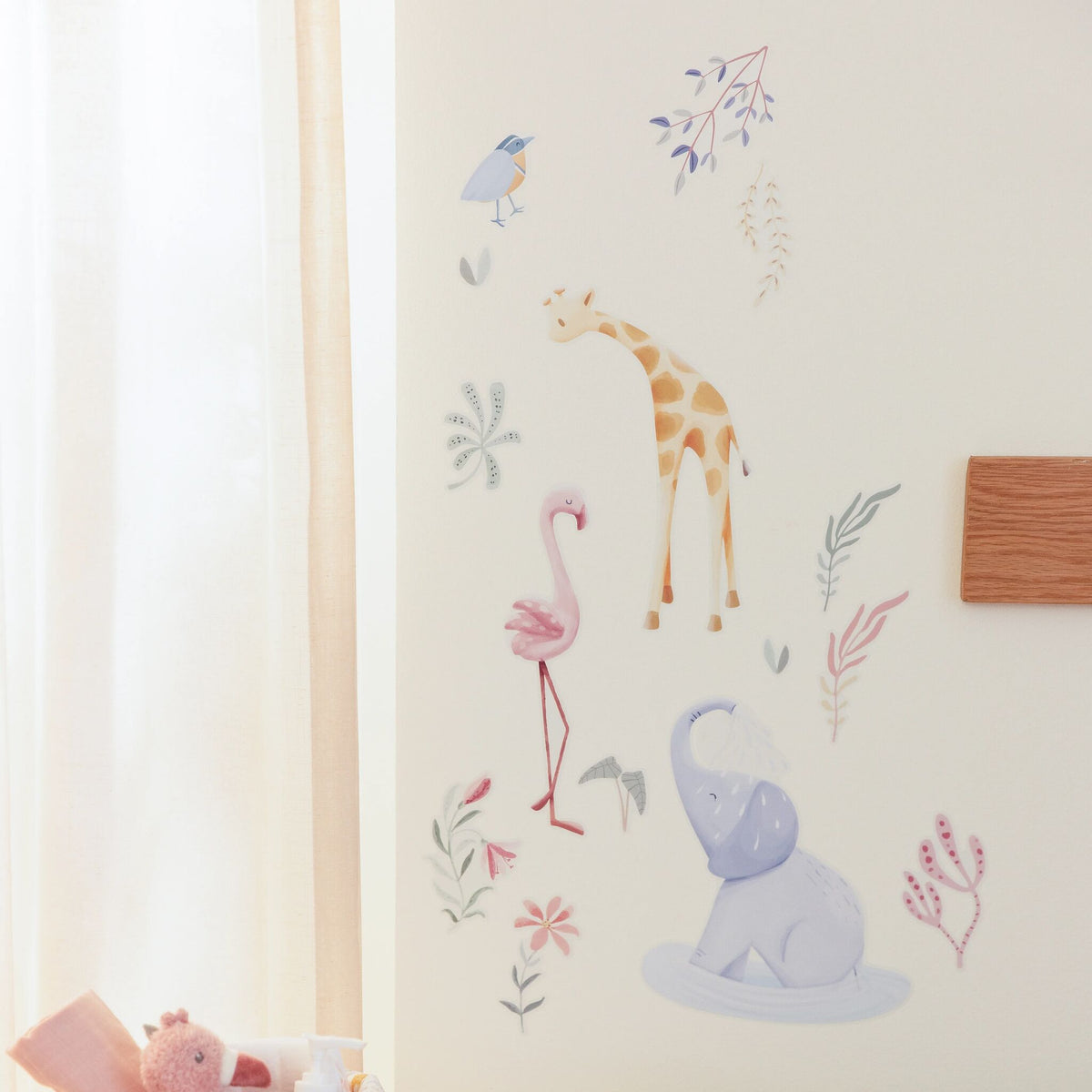 Muursticker set - Blooming Safari - A3