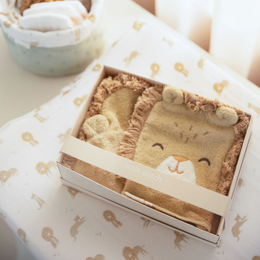 Geschenkbox Löwe - Gelb