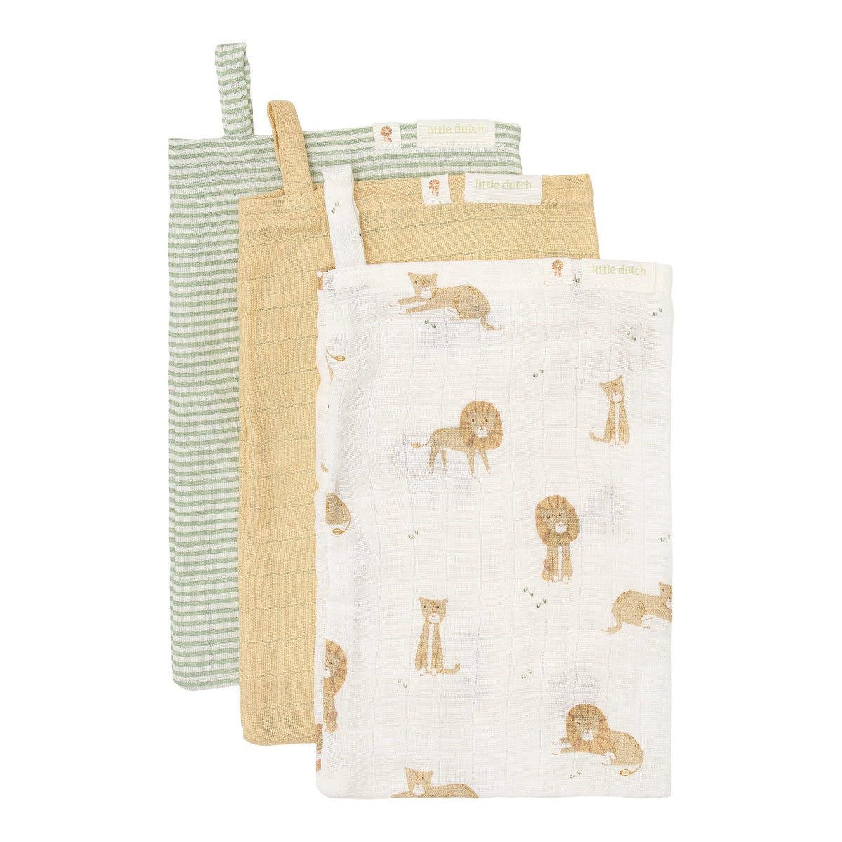 Washandjes set - Safari Leo