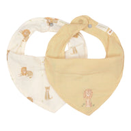 2-pack Bandana slab - Geel - Safari Leo