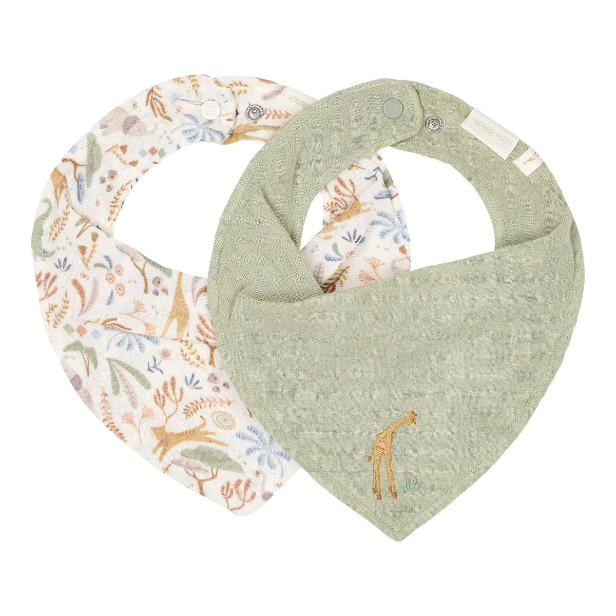 2-pack Bandana slab - Groen - Safari Wonders
