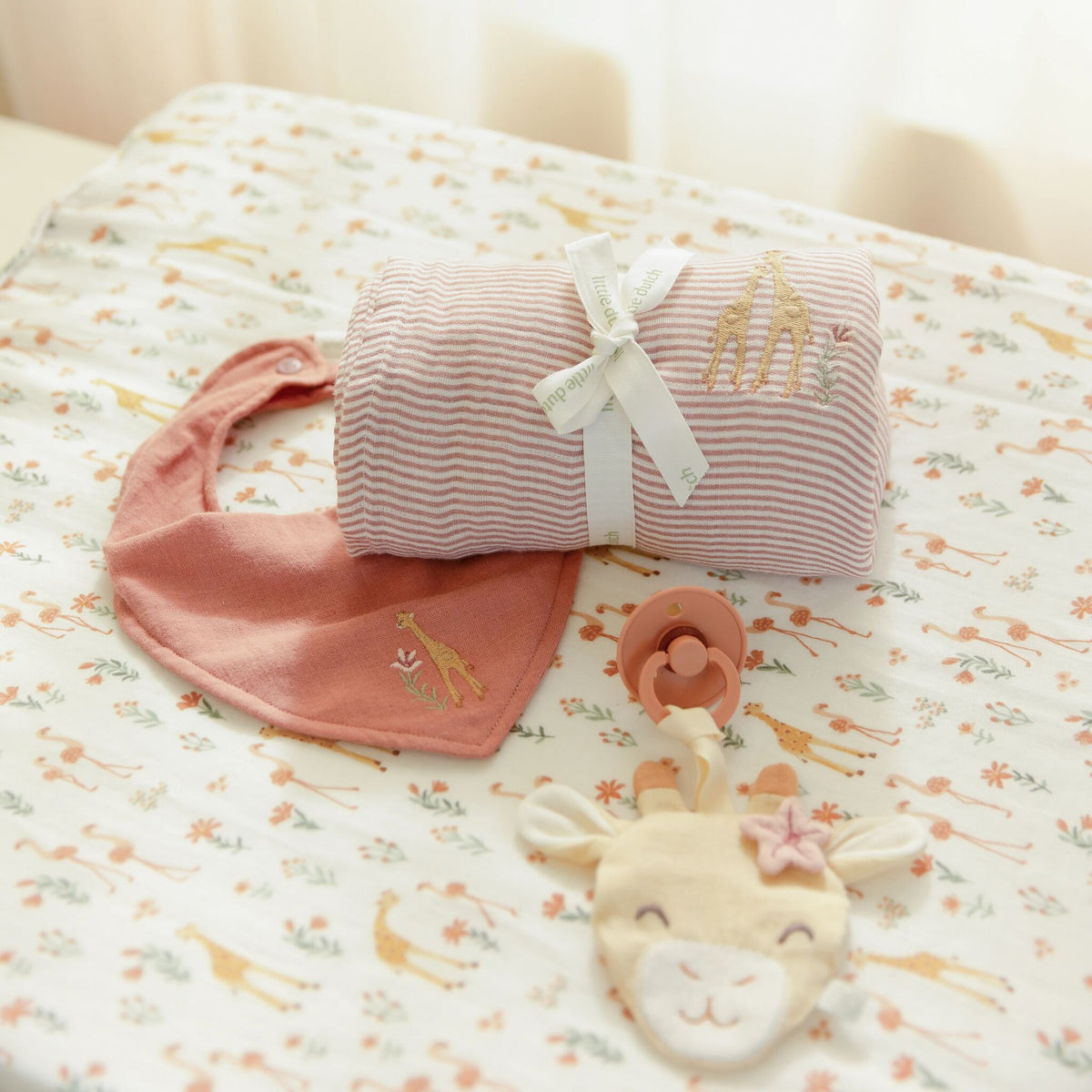 Geschenkdoos Giraffe - Roze
