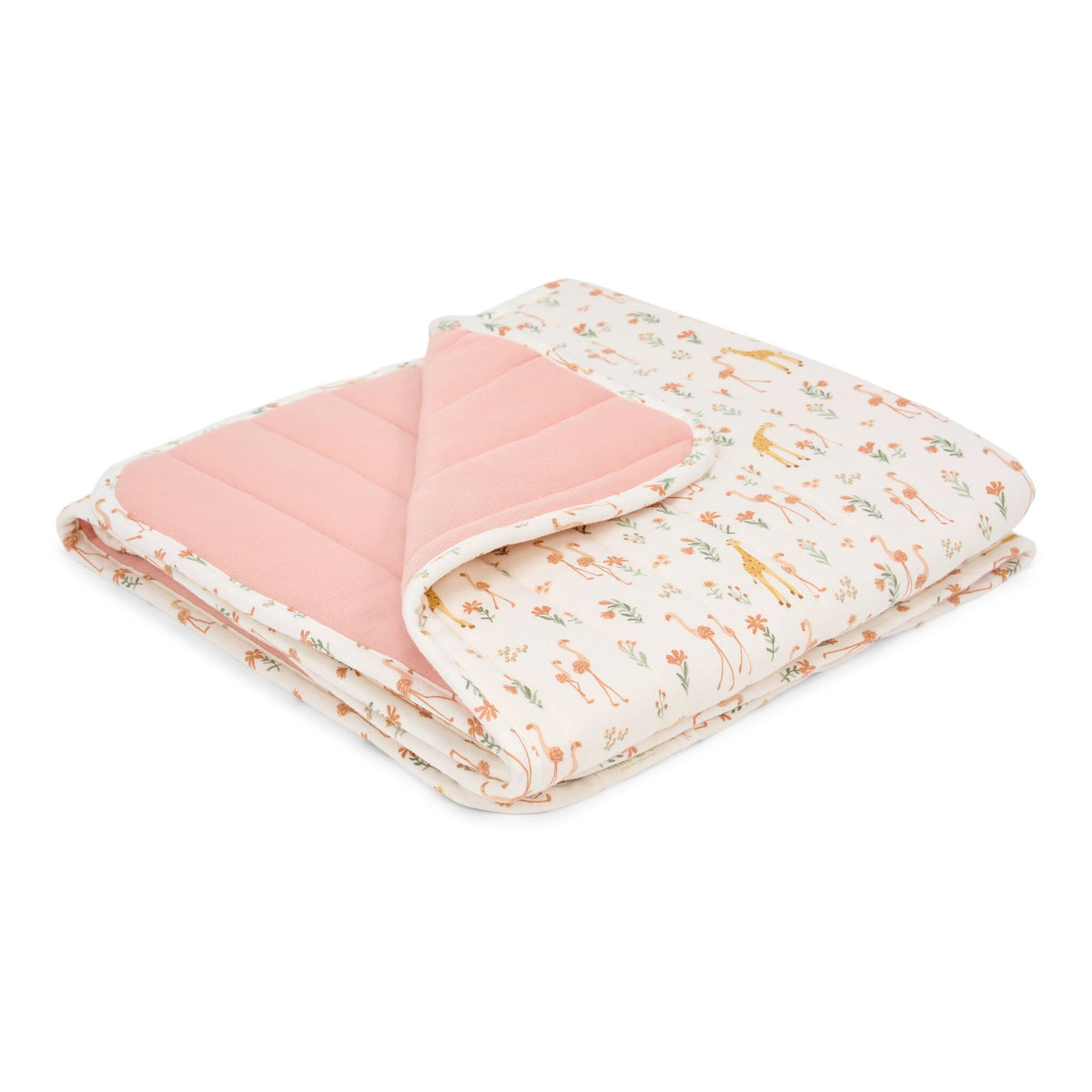 Deken - Roze - Blooming Safari
