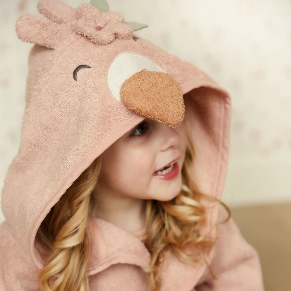 Badjas Flamingo - Roze