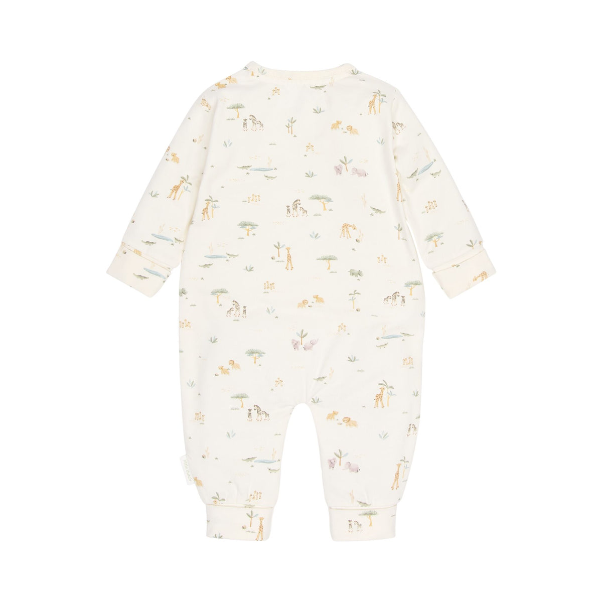 Playsuit wrap over White Little Safari