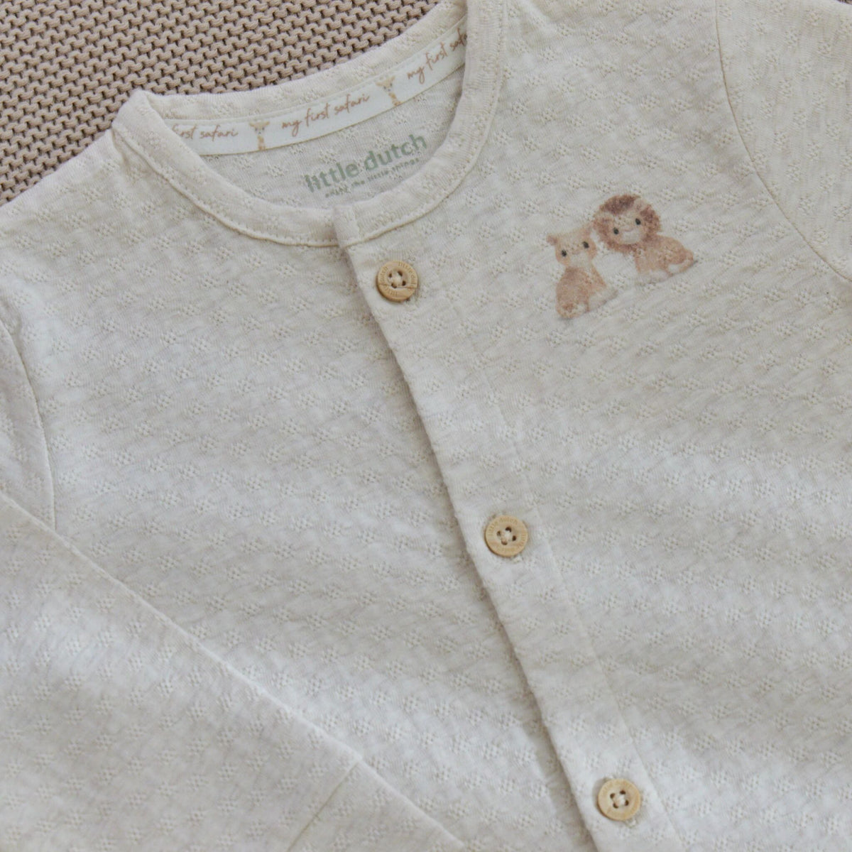 Boxpakje lange mouw Beige