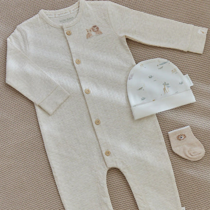 Boxpakje lange mouw Beige