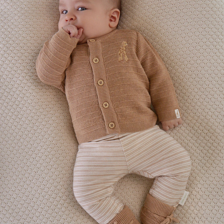 Gestreepte Broek Bruin