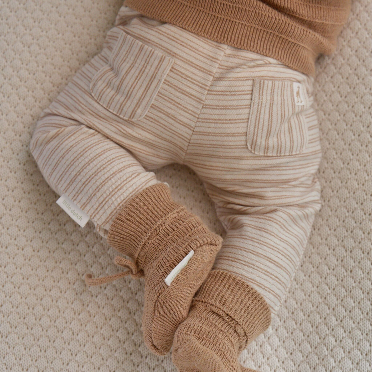 Gestreepte Broek Bruin
