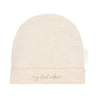Muts Beige met borduursel