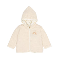 Omkeerbaar Vest Beige met Capuchon