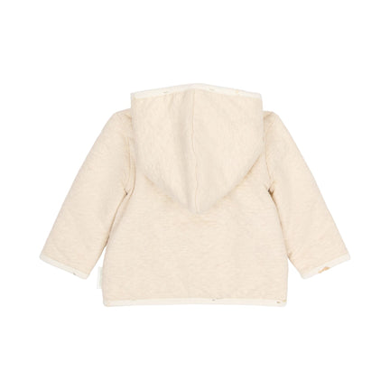 Reversible Cardigan Beige with Hood