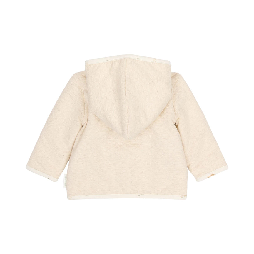 Omkeerbaar Vest Beige met Capuchon