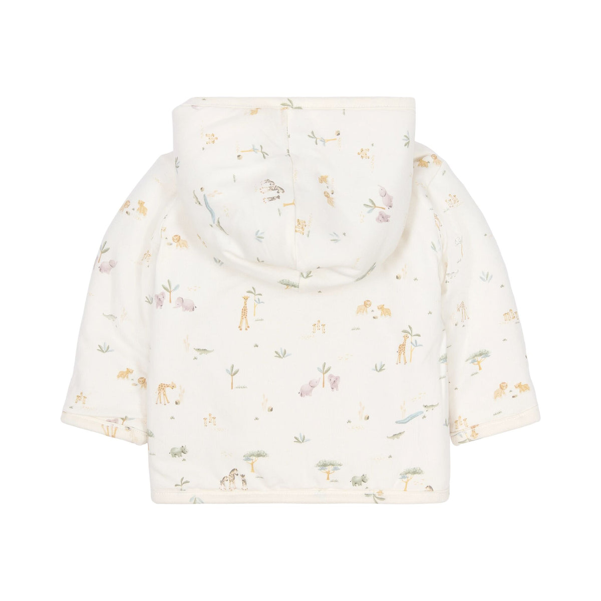 Omkeerbaar Vest Beige met Capuchon