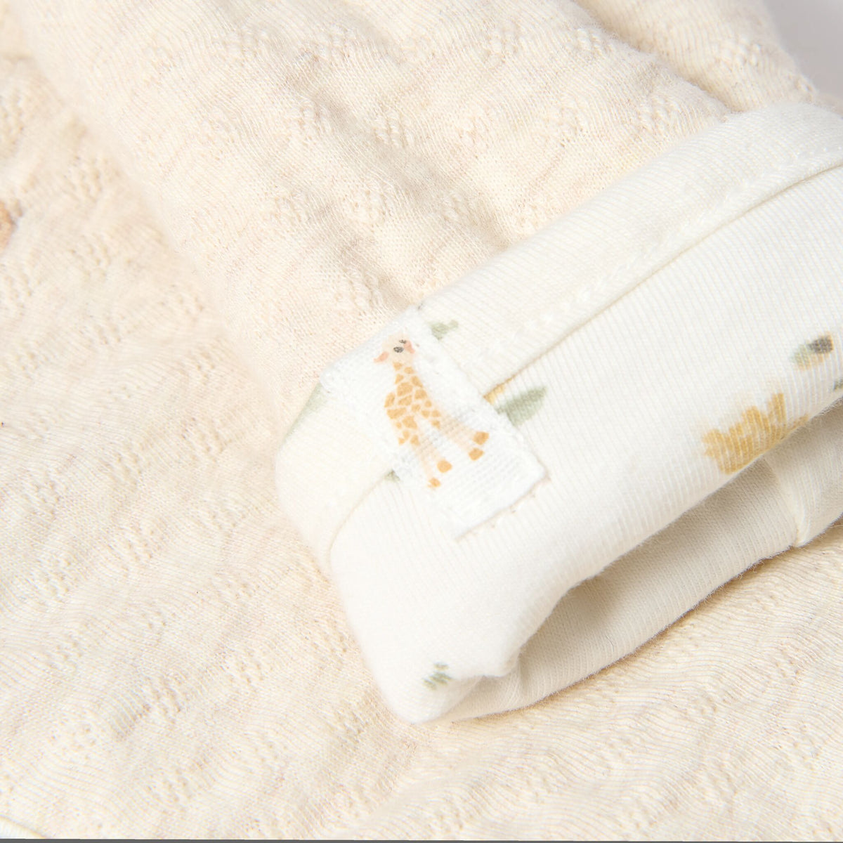 Omkeerbaar Vest Beige met Capuchon