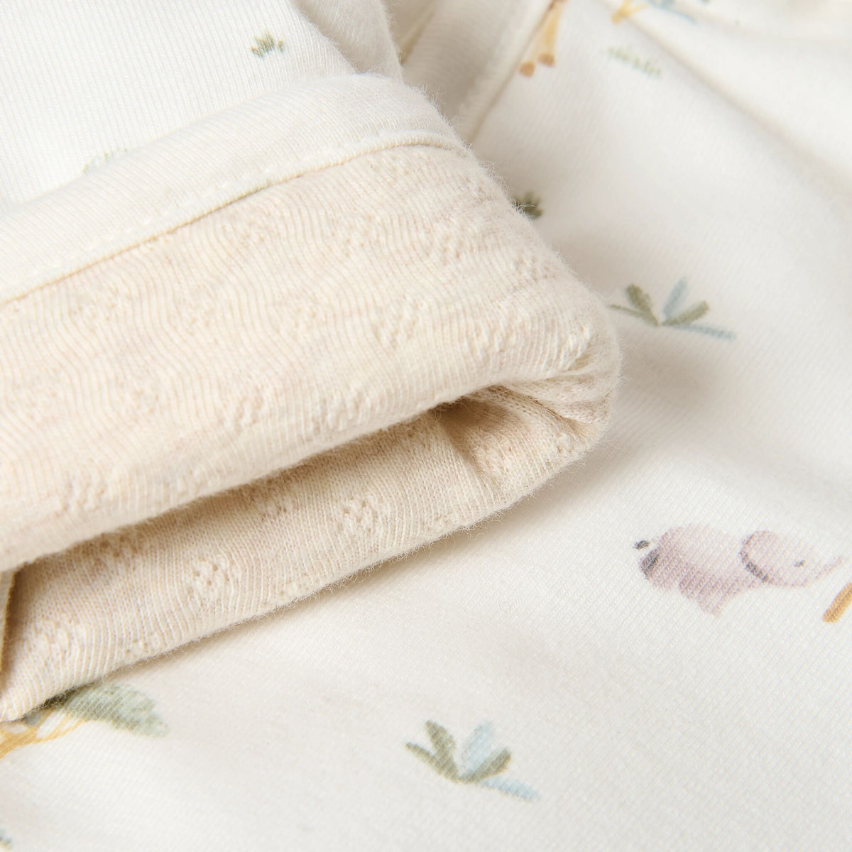 Omkeerbaar Vest Beige met Capuchon