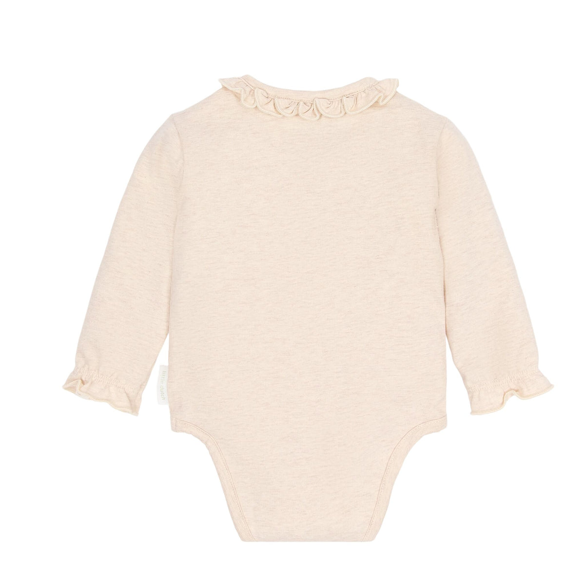 Romper lange mouw Beige met Ruches