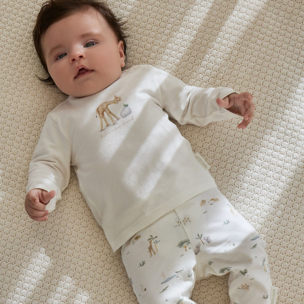 Shirt lange mouwen Crème