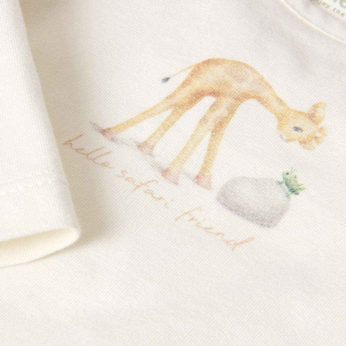 Shirt lange mouwen Crème