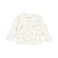 Shirt lange mouwen Wit Little Safari