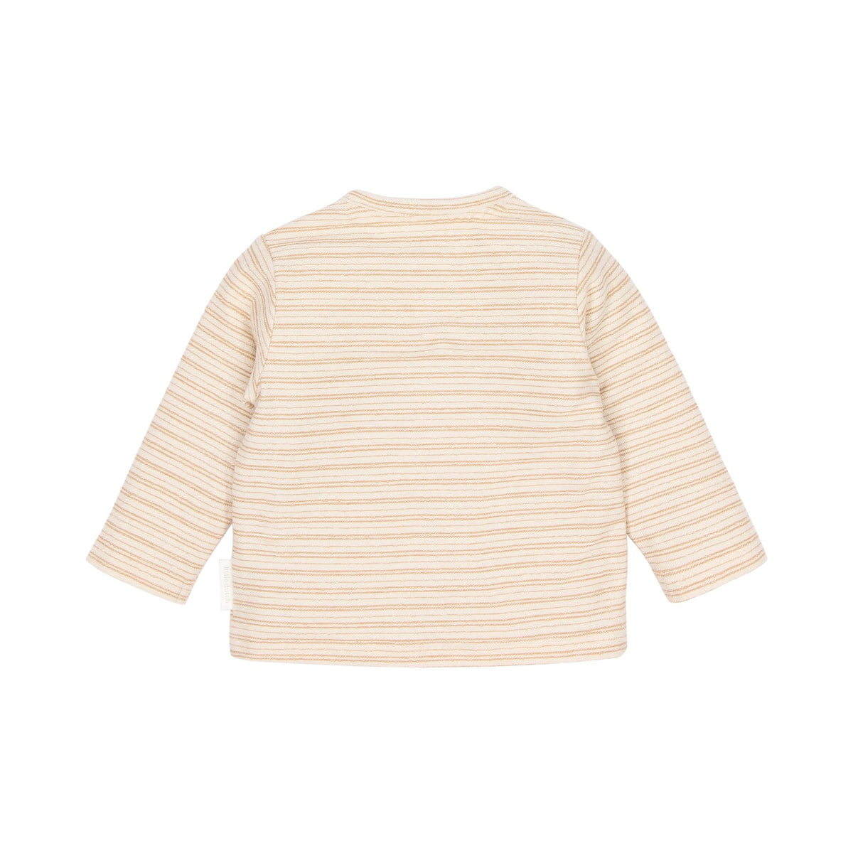 Shirt lange mouwen Streepjes Bruin