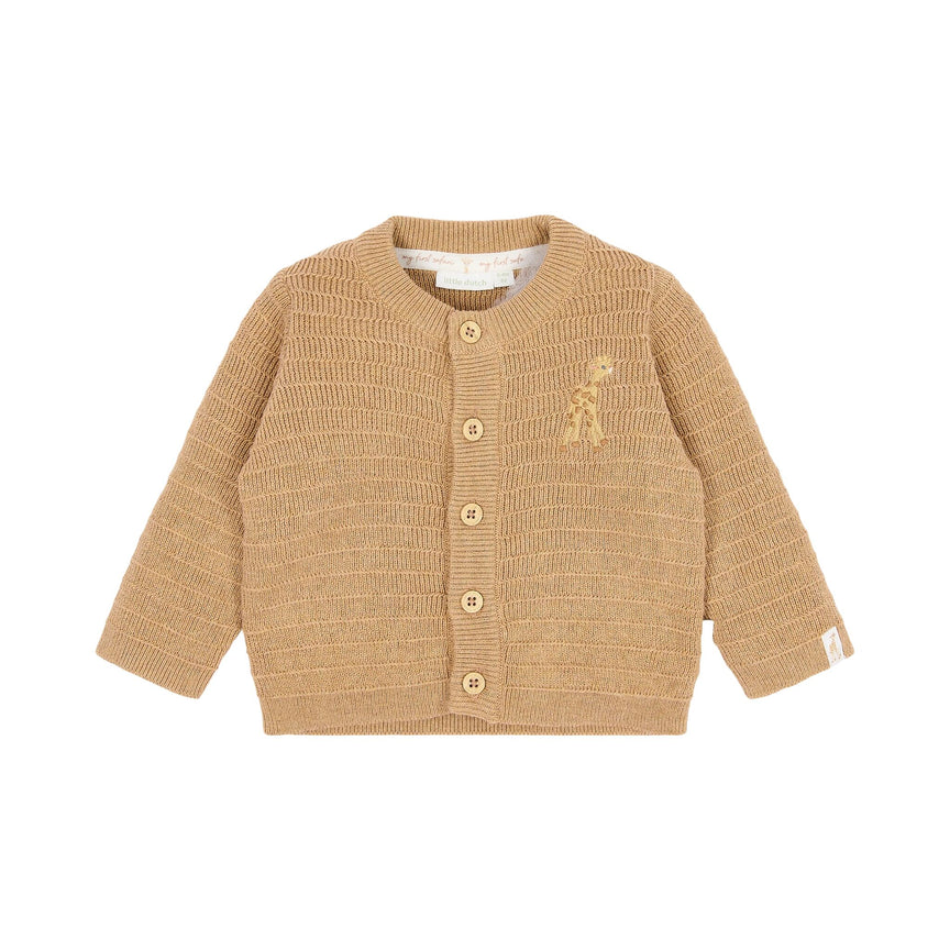 Gebreid Vest Bruin