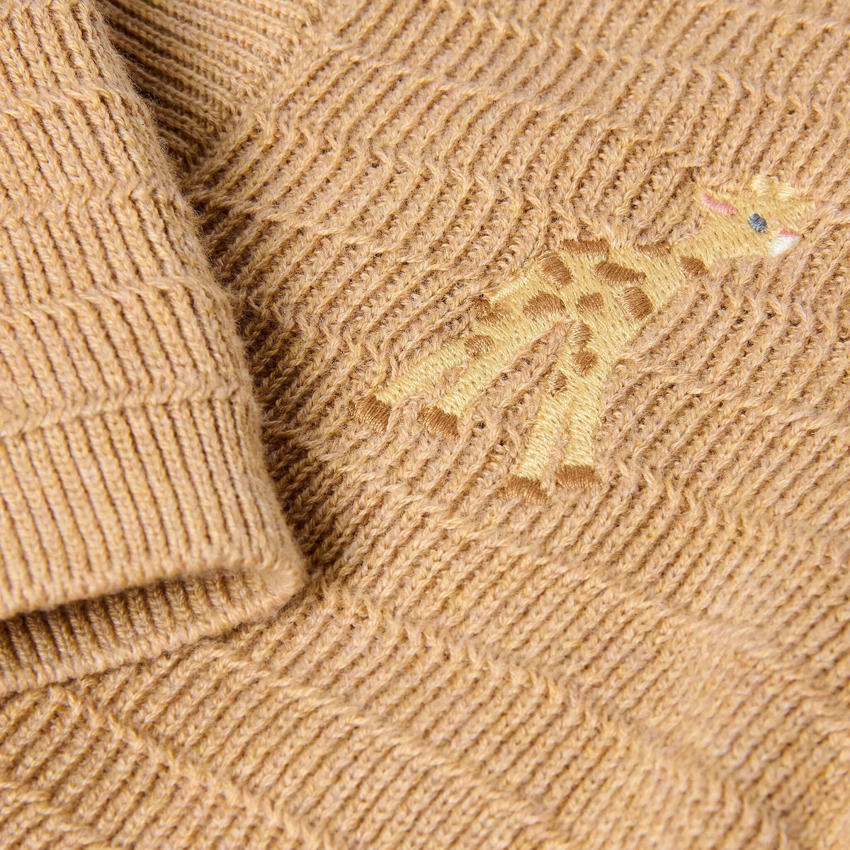 Gebreid Vest Bruin