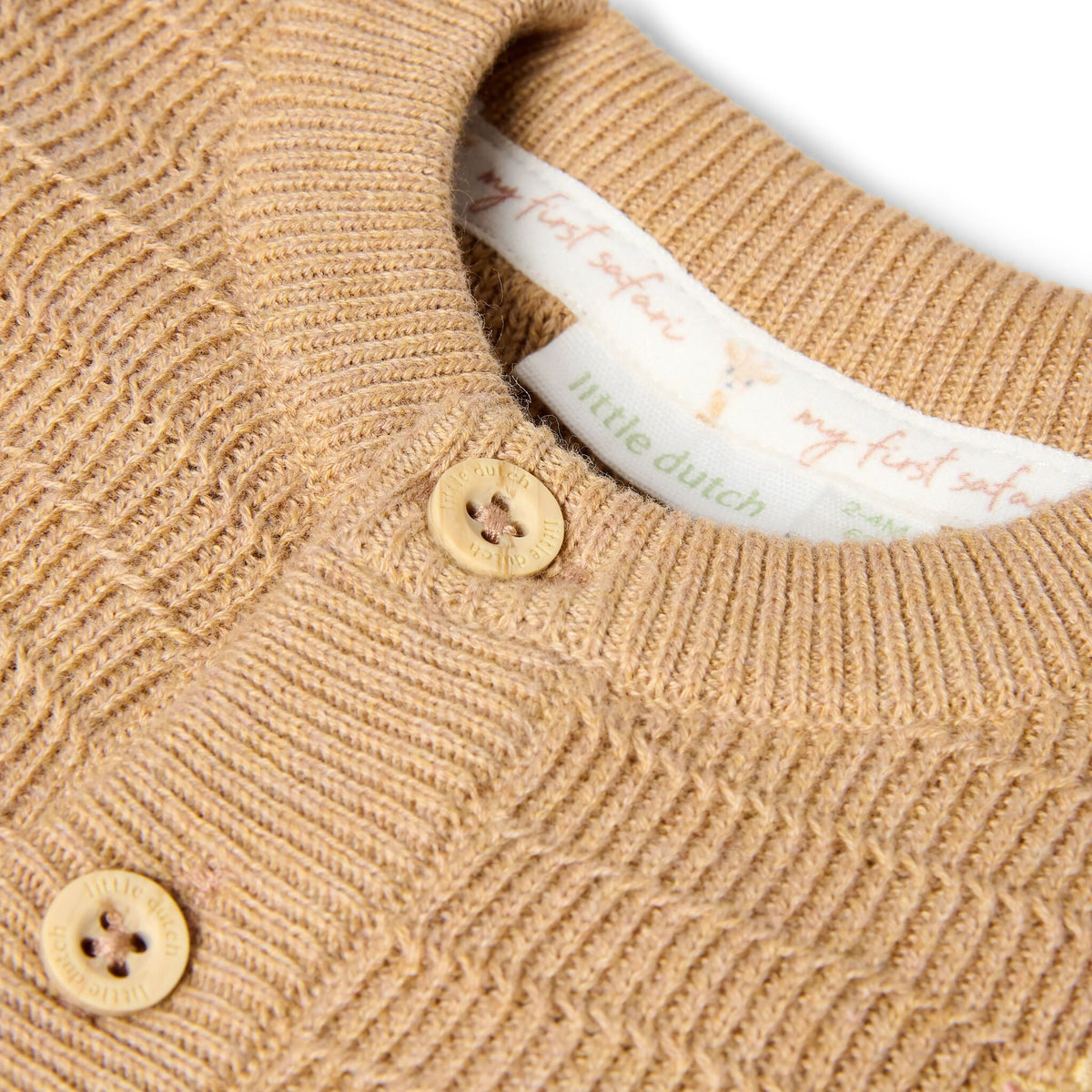 Gebreid Vest Bruin
