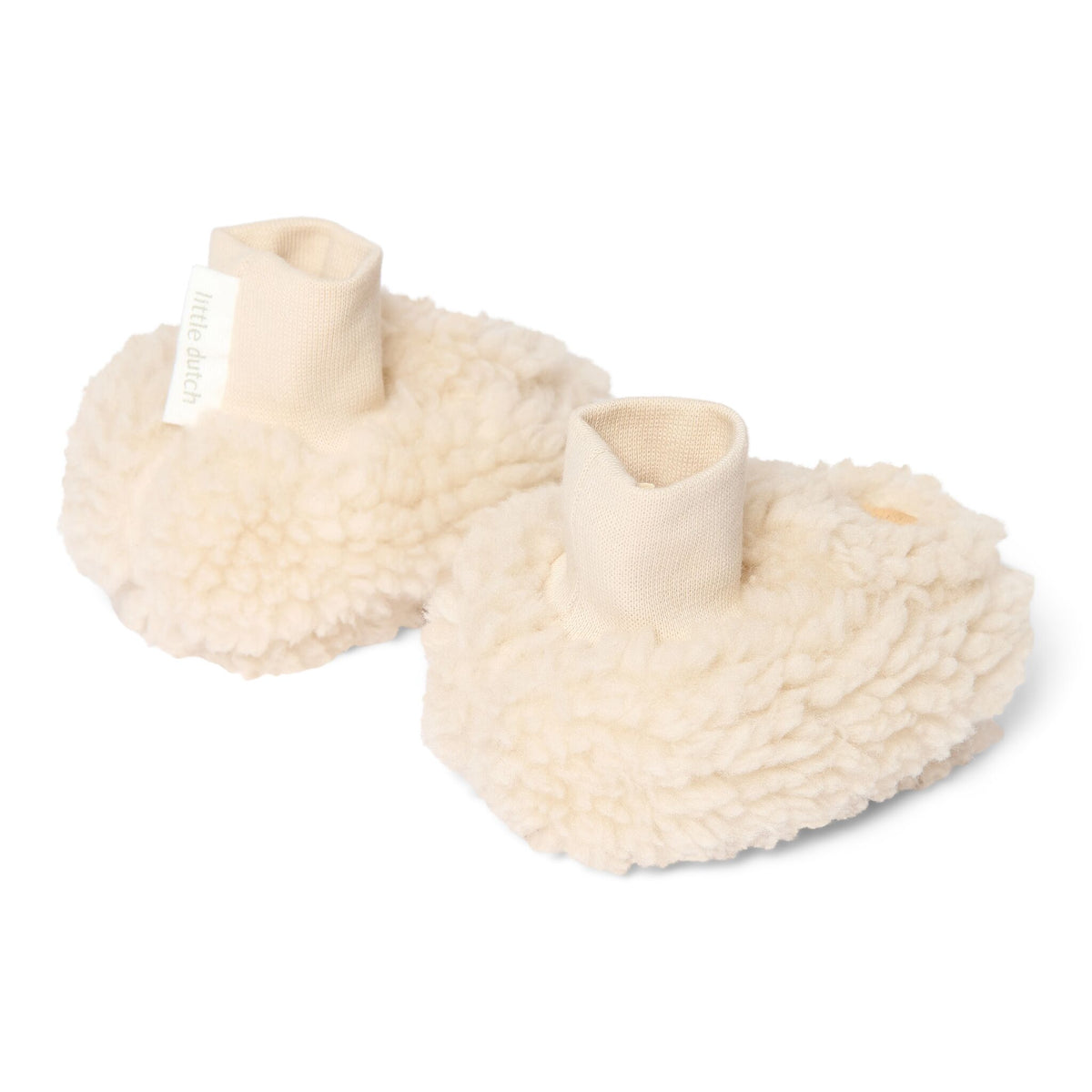 Teddy baby Slofjes Zand Pootjesprint