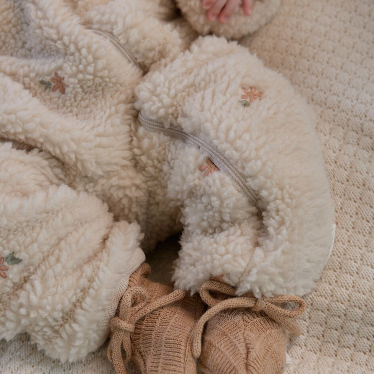 Teddy Pak Zand Bloemenprint