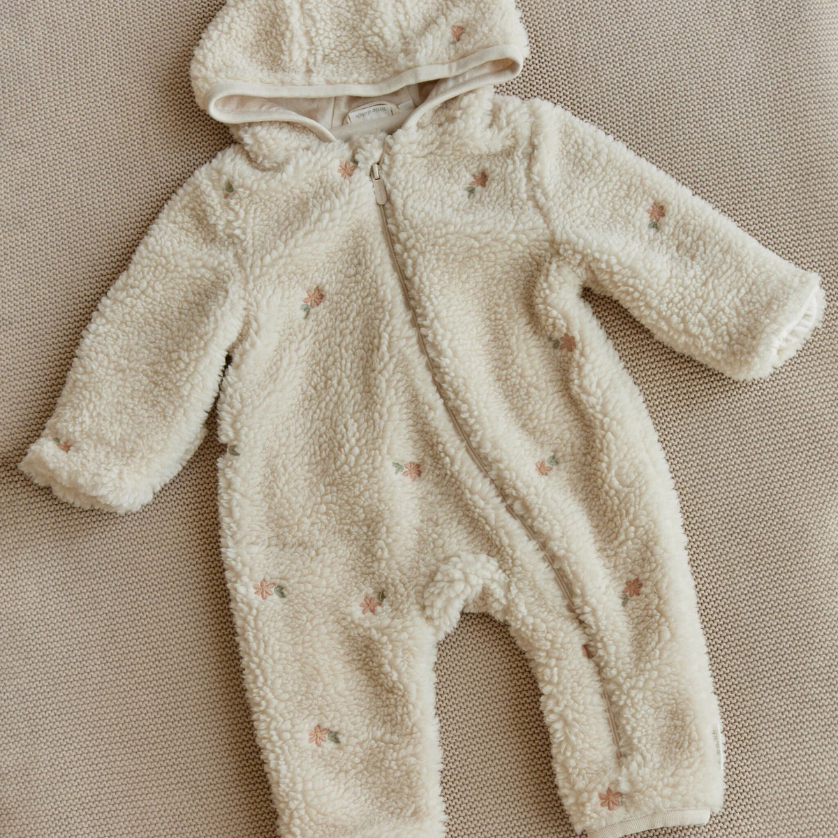 Teddy Pak Zand Bloemenprint