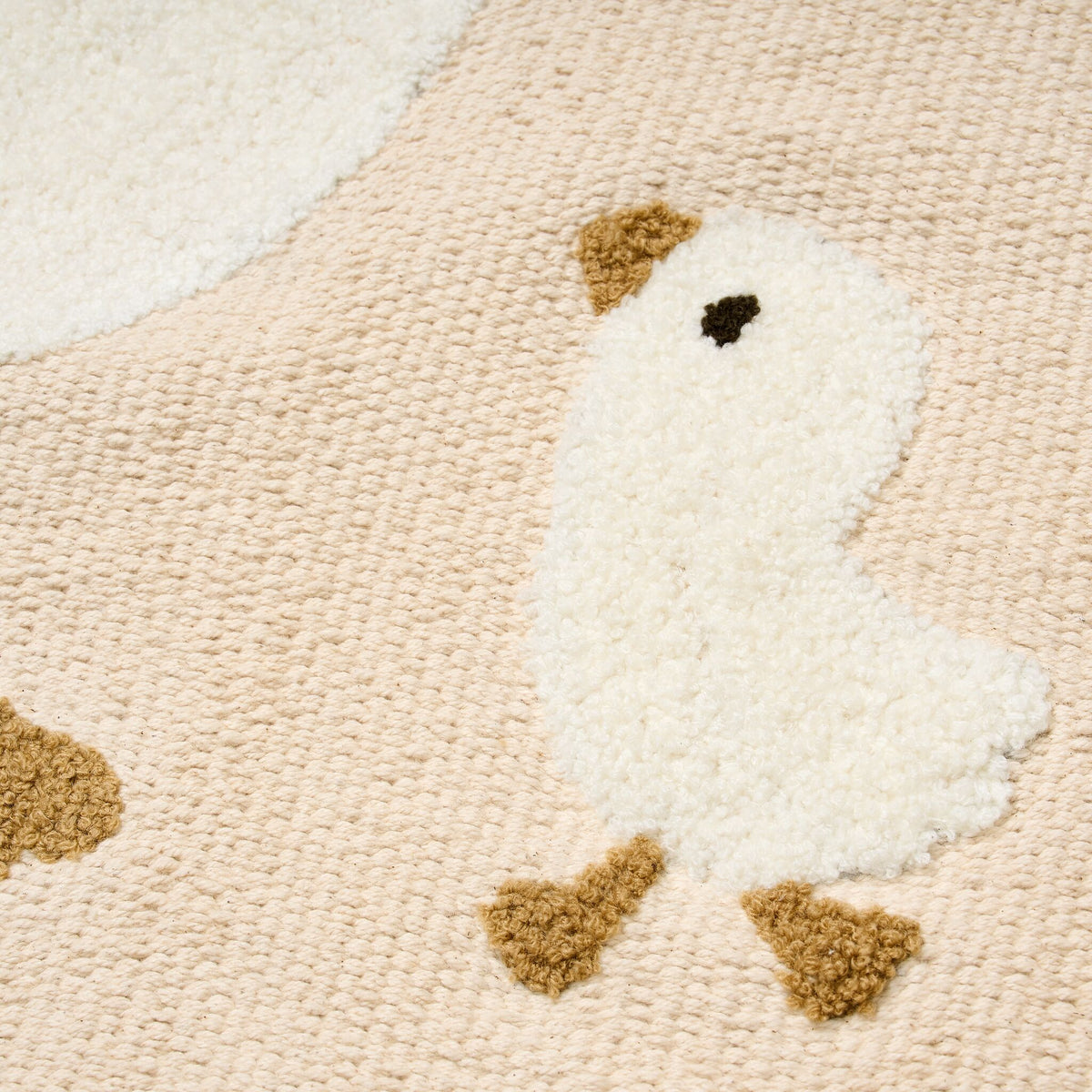 Goose tapestry - White