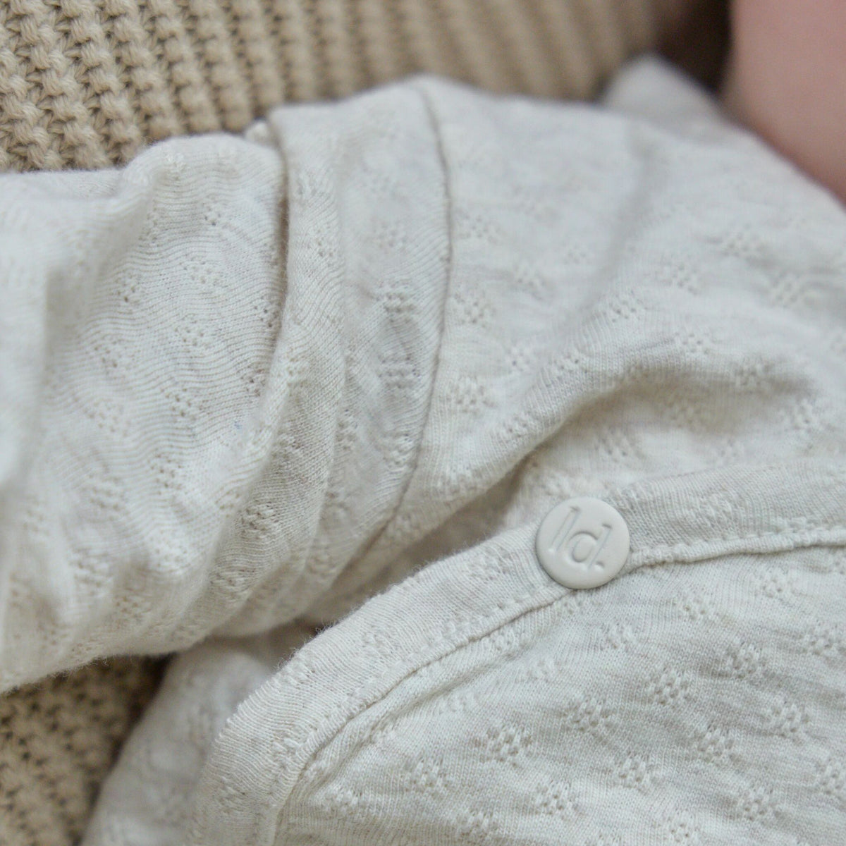 Overslag Shirt lange mouwen Beige