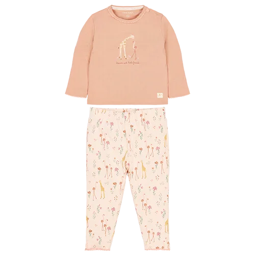 Twee-delige pyjama blooming safari