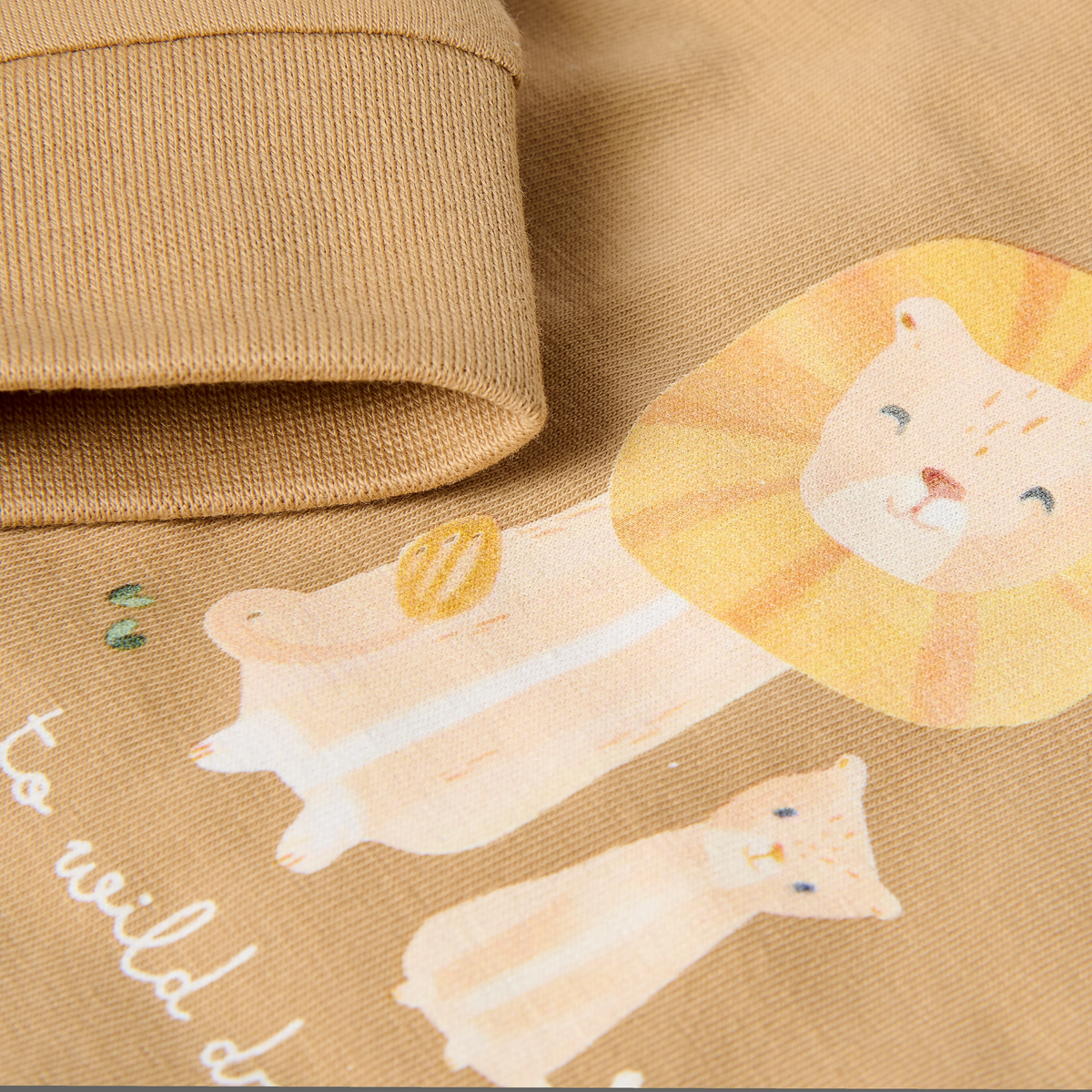 Two-piece pajamas safari leo