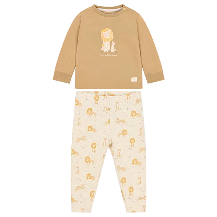 Twee-delige pyjama safari leo