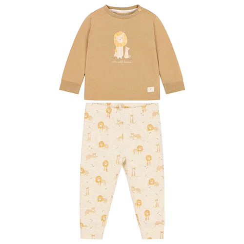 Two-piece pajamas safari leo