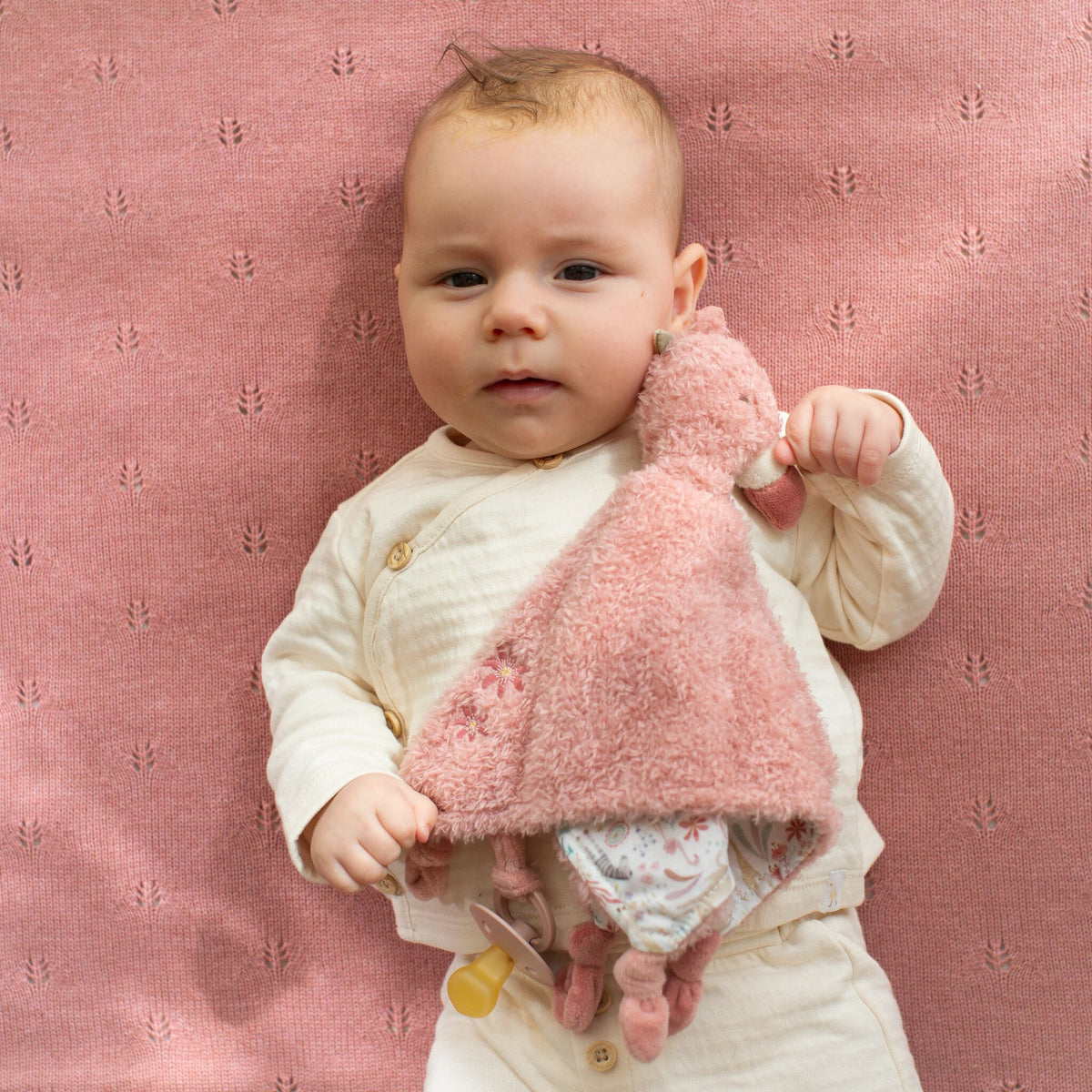 Kuscheltuch Flamingo - Pink
