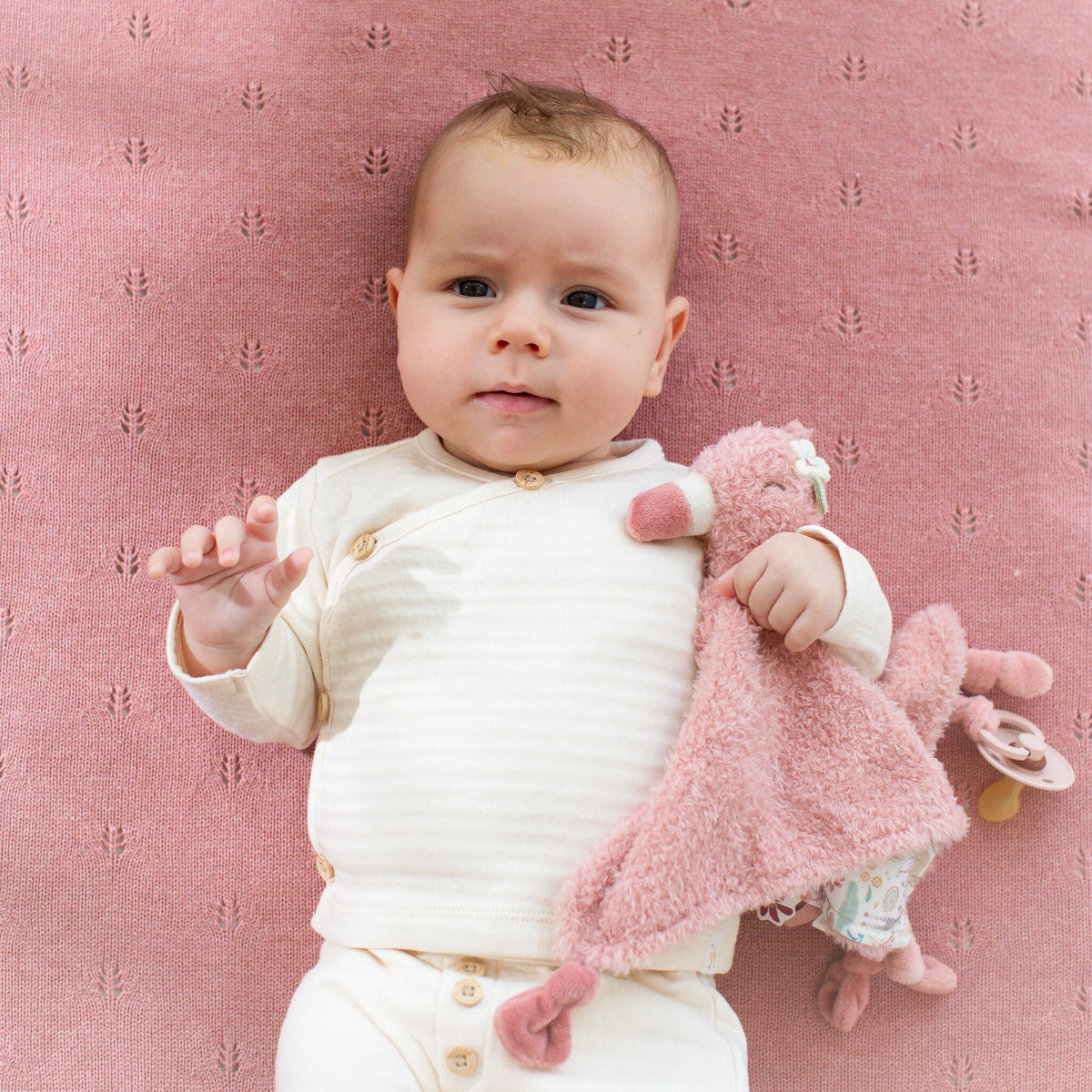 Kuscheltuch Flamingo - Pink