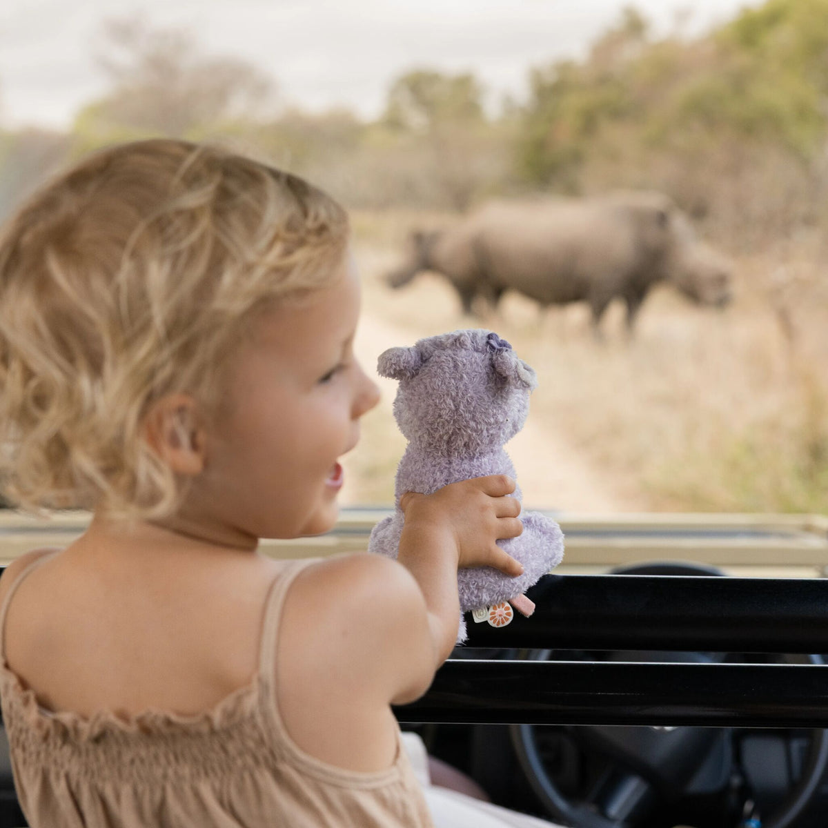 Cuddly toy Hippopotamus - Gray