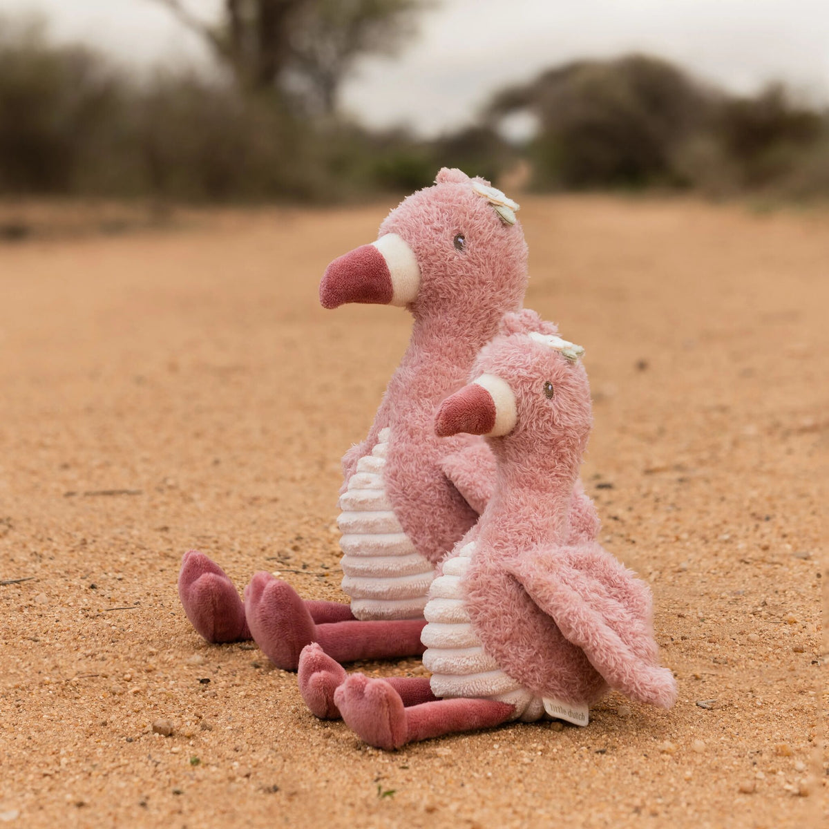 Knuffel Flamingo - Roze - 17 cm