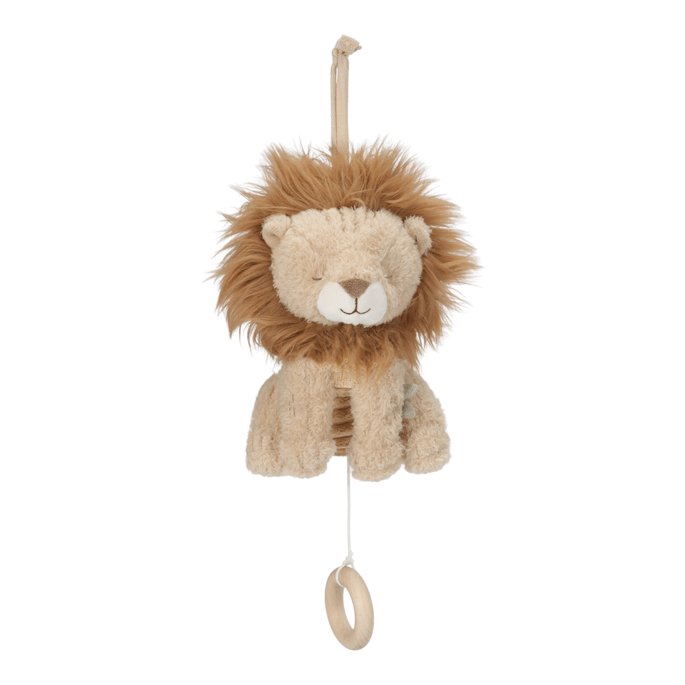 Boîte à musique Lion - Jaune