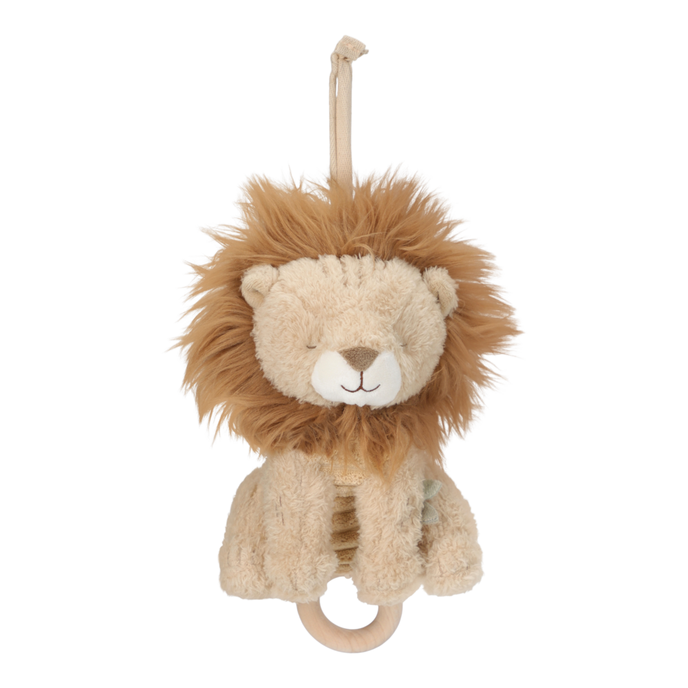 Boîte à musique Lion - Jaune
