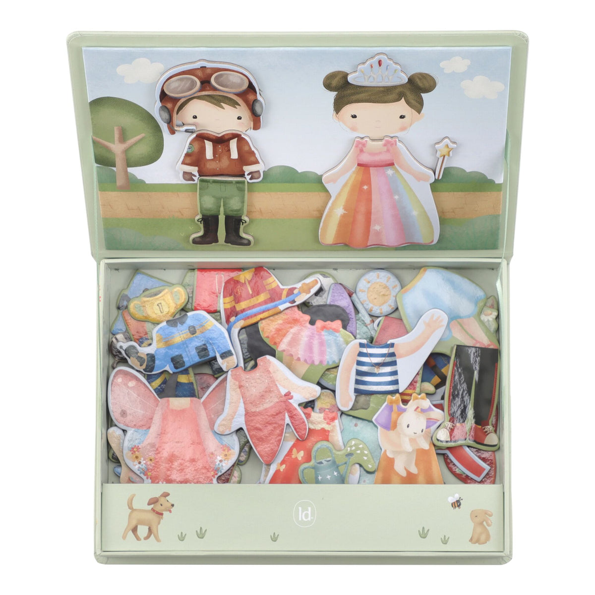 Magnetisch Speelbord Dress-Up Jim & Rosa