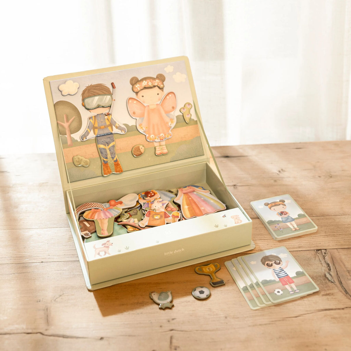 Magnetisch Speelbord Dress-Up Jim & Rosa