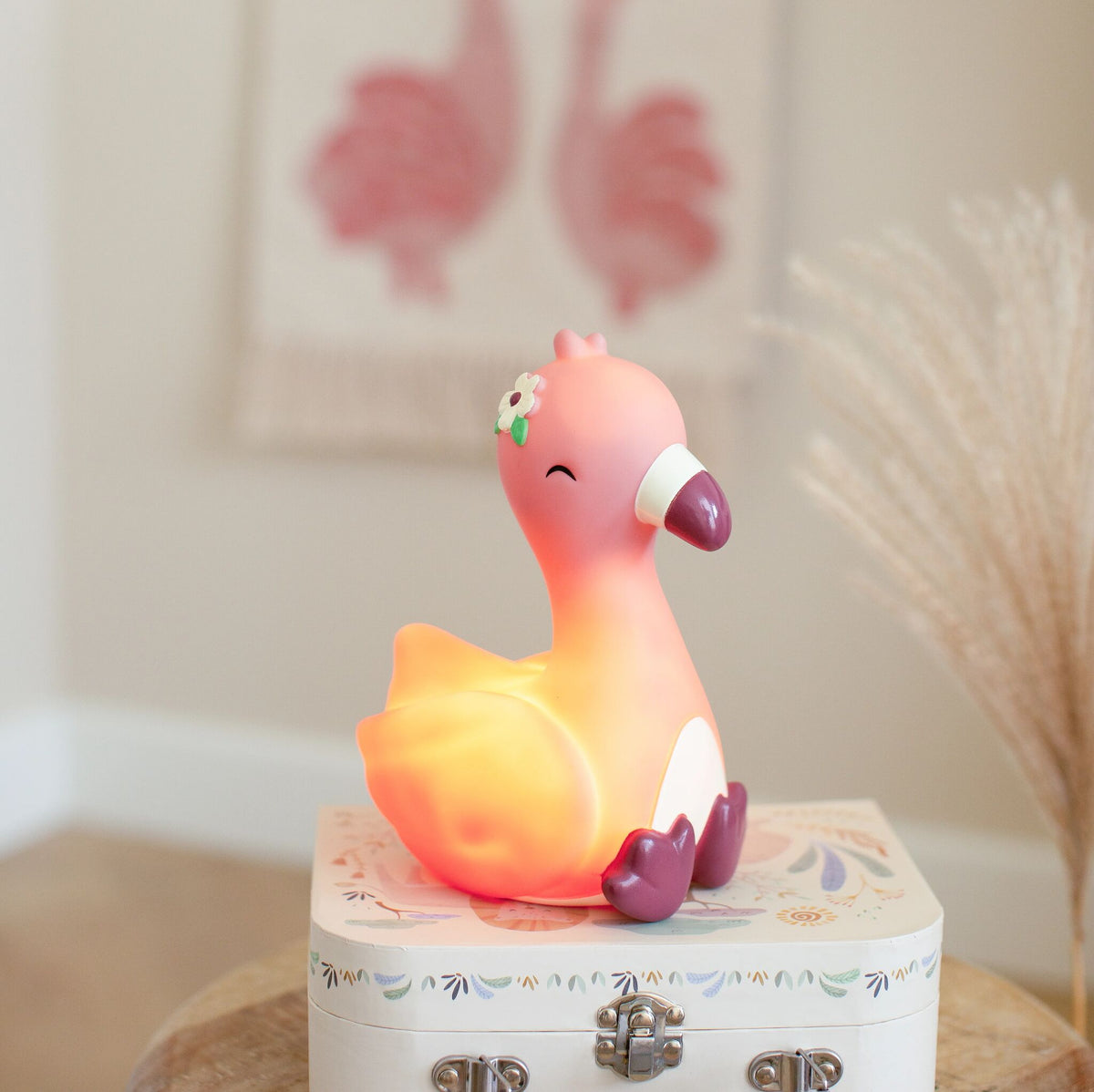 Nachtlampje Flamingo - Roze