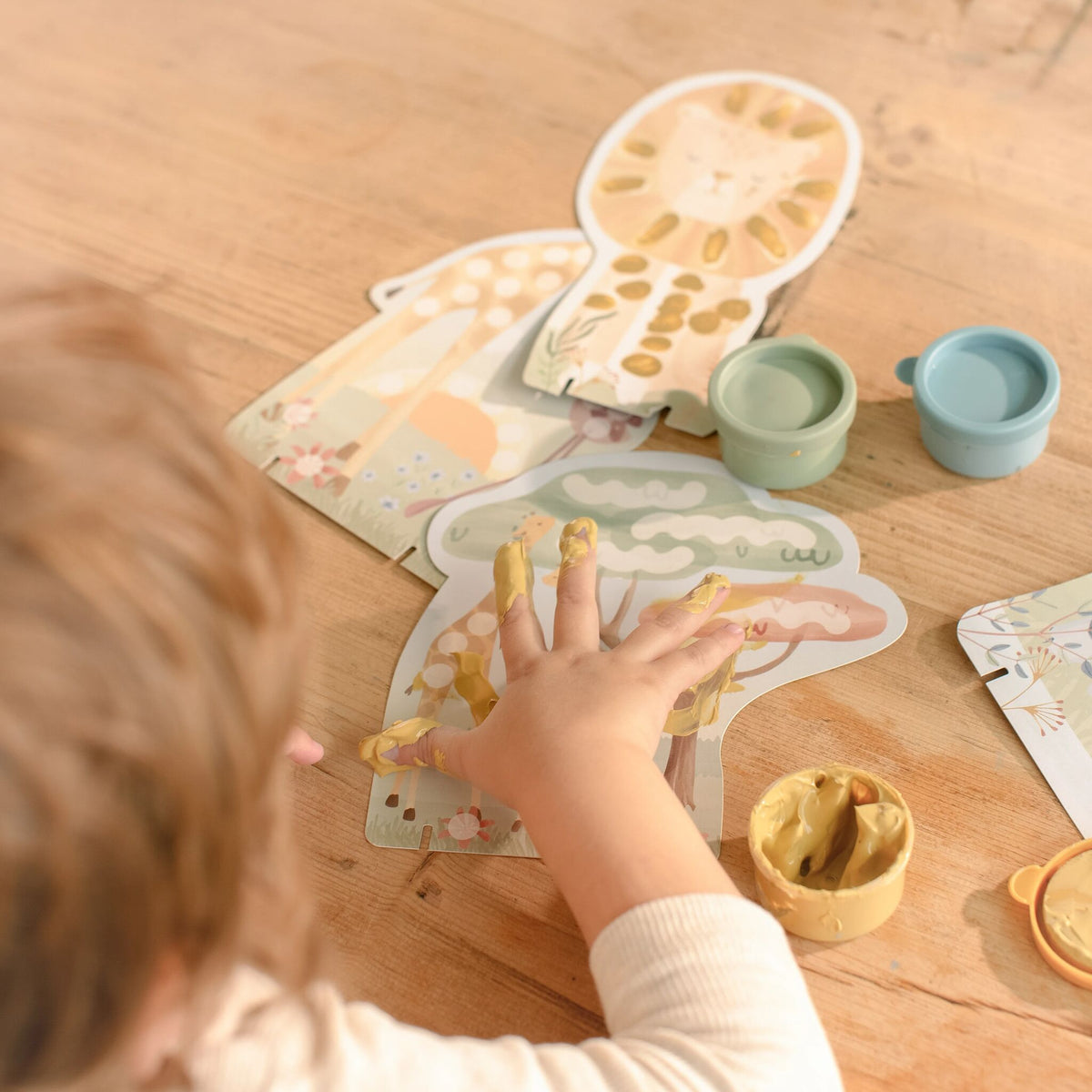Finger painting set - Jim and Rosa